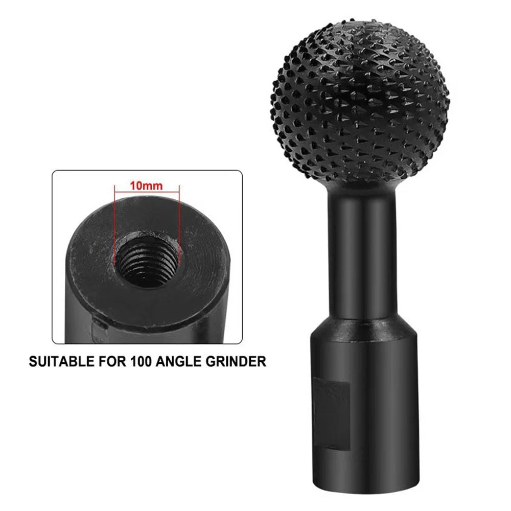 40mm Spherical Wood Carving Grinding Ball for Angle Grinders Peaceful Pleasures Health and Wellness 10MM