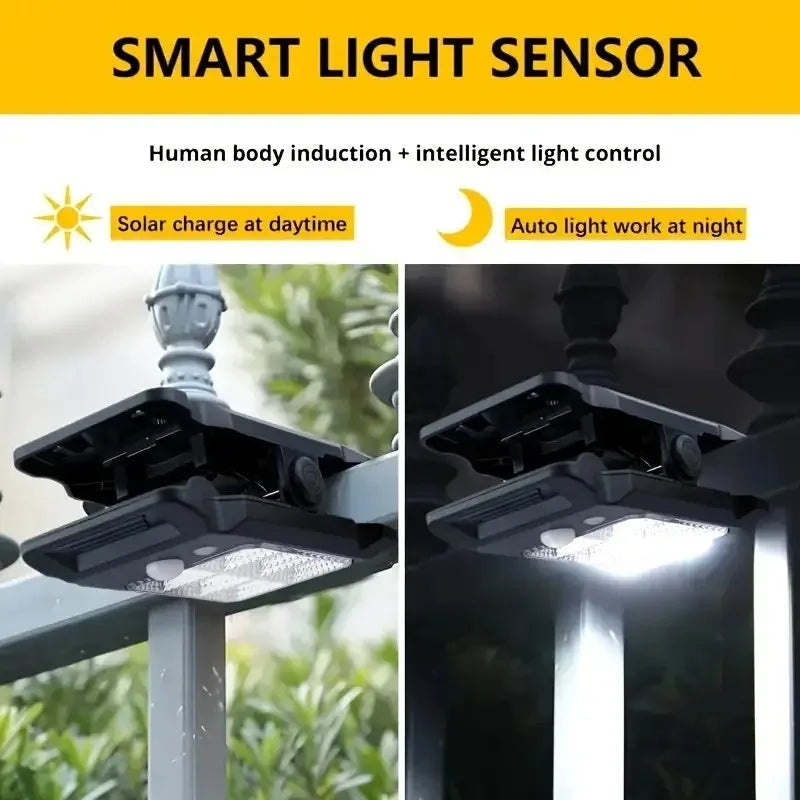 Solar Motion Sensor Clip-On Garden Lights | Outdoor LED