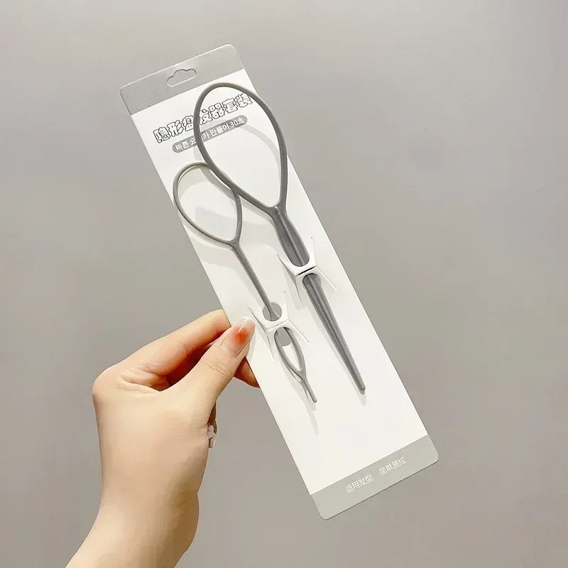 DIY Hair Braiding Kit – Twist Bun Clips & Styling Tools