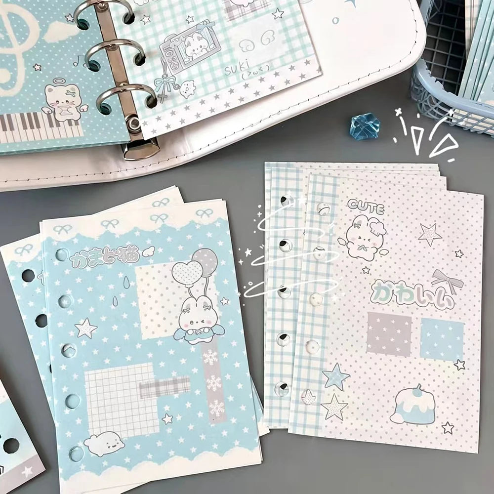 60 Sheets Angel Bunny M5 Loose Leaf Replacement Core Cartoon