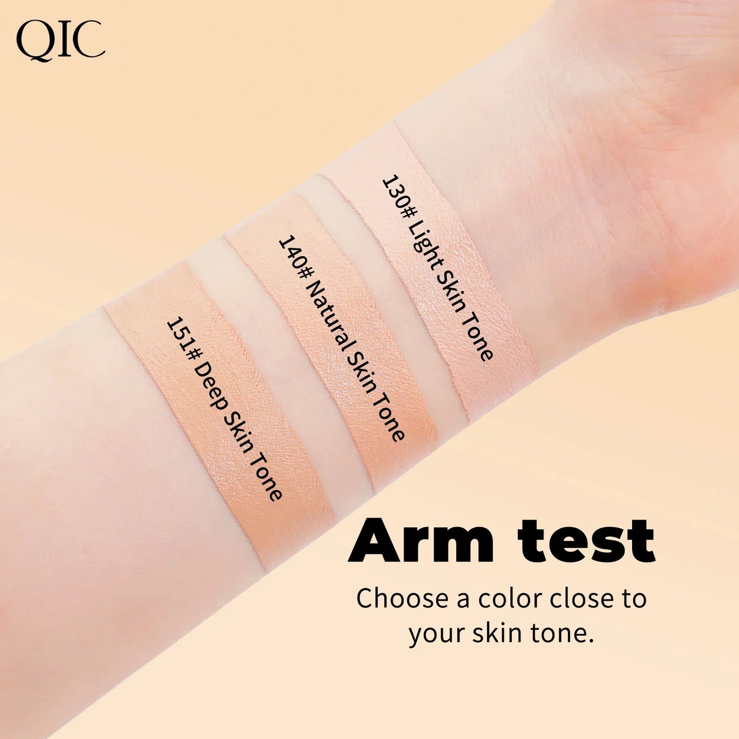 QIC Waterproof Full Coverage Concealer – All Skin Tones