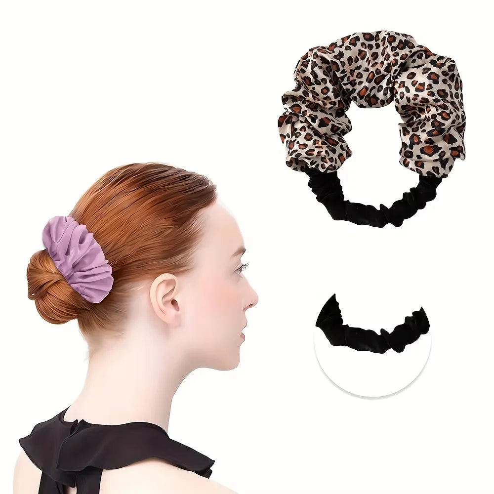 Satin Elastic Headband & Heatless Curl Tool – 8 Colors