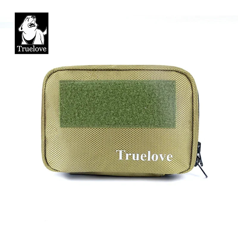 Truelove Tactical Dog Vest Harness Saddle Bag Pouches | TLB3011 Peaceful Pleasures Health and Wellness Army green