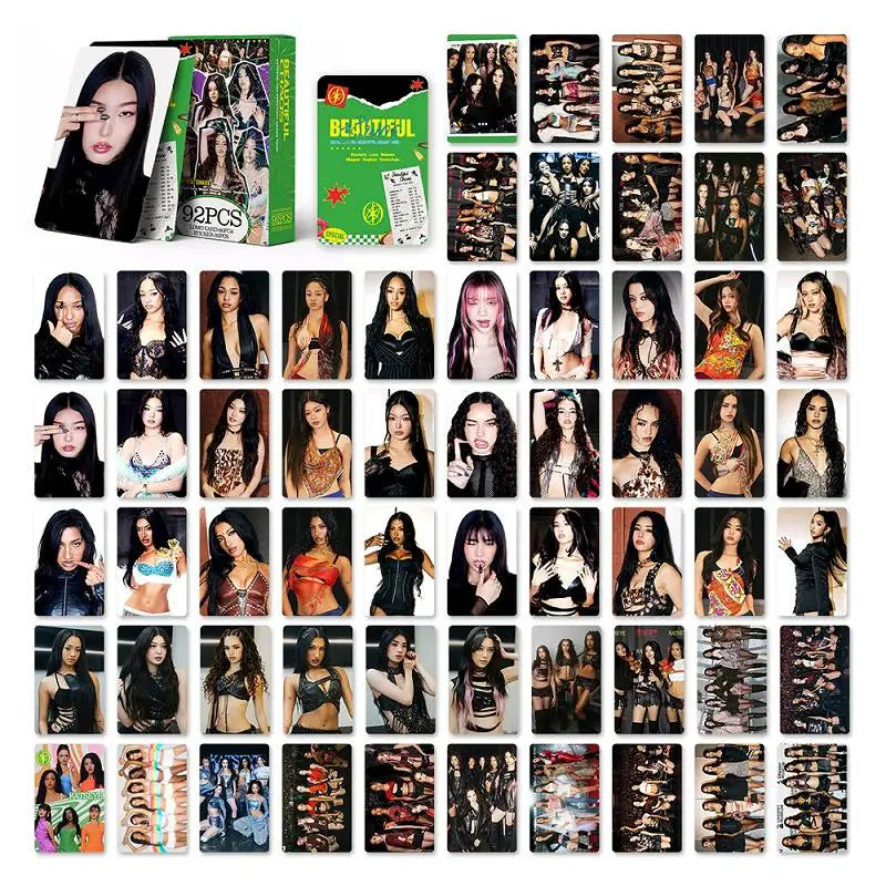 KATSEYE Beautiful Chaos Album Photo Cards Stickers Manon Daniela Lara