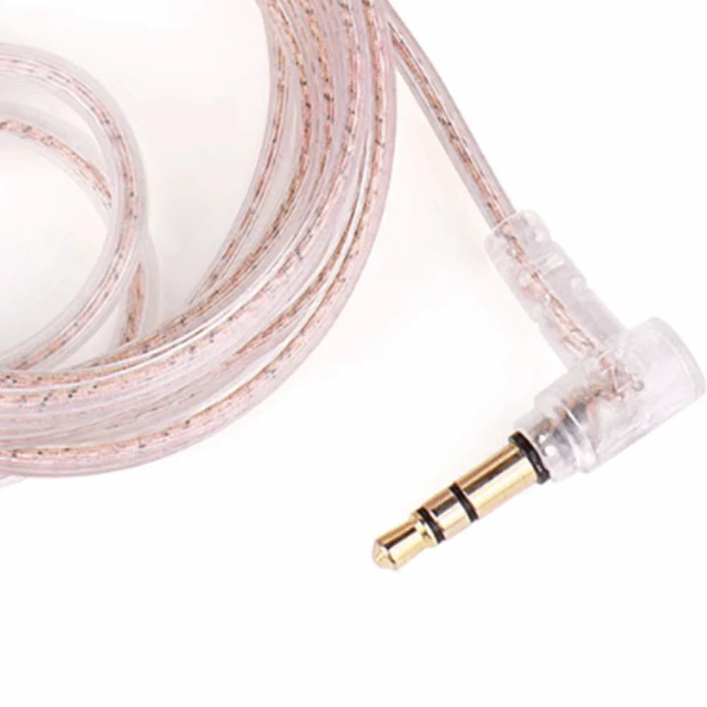 3.5MM KZ Earphones Cables Upgrade with Microphone KZ Headphones Wire High-Purity 2PIN Wired Earphones Cables For KZ/TRN/CCA Peaceful Pleasures Health and Wellness
