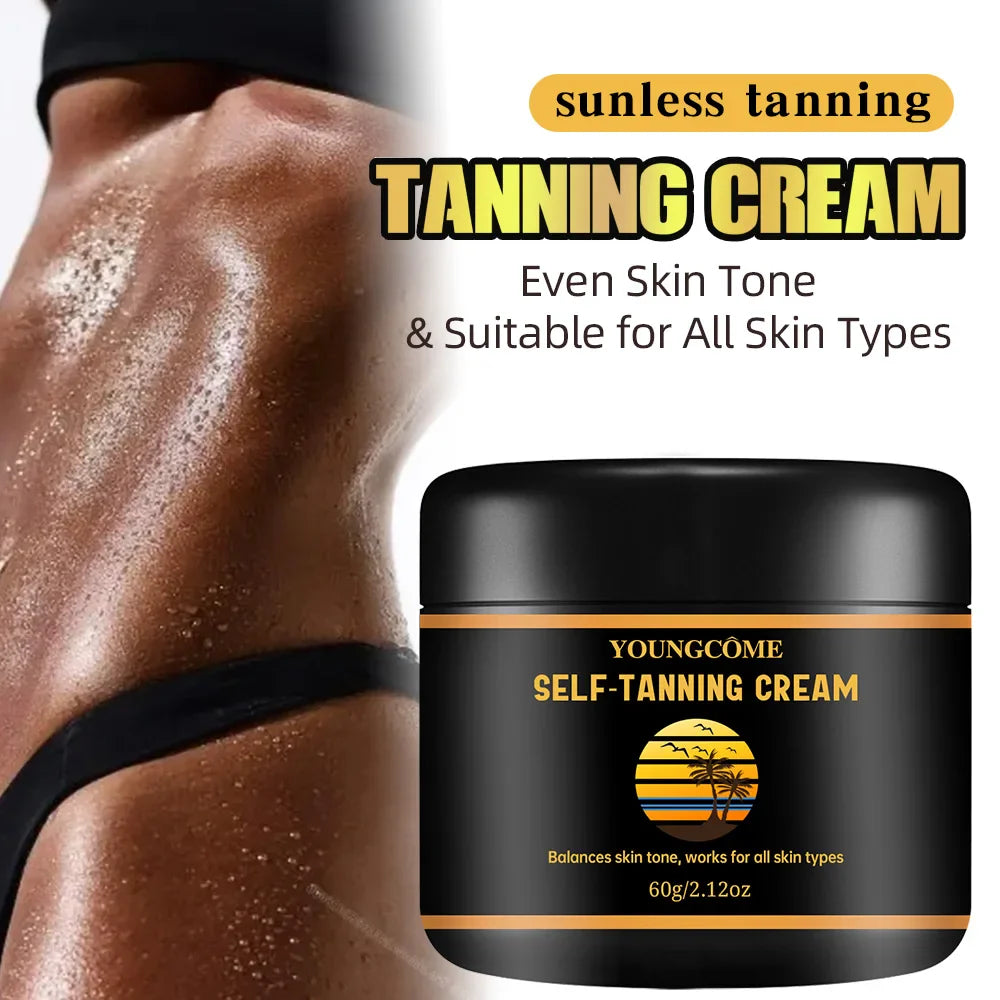YOUNGCOME Self-Tanning Cream – Hyaluronic Acid & Vitamin E