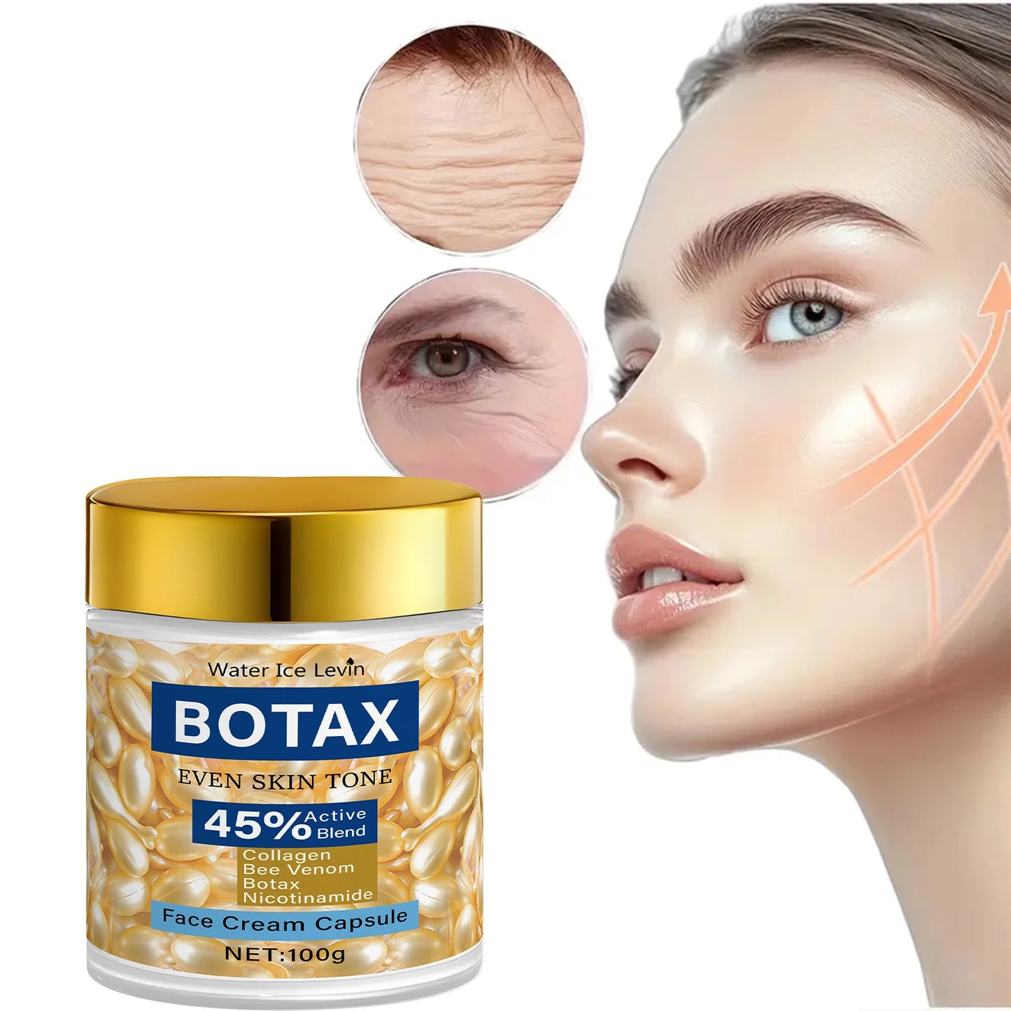 Water Ice Levin Even Tone Face Capsules | Collagen & Niacinamide