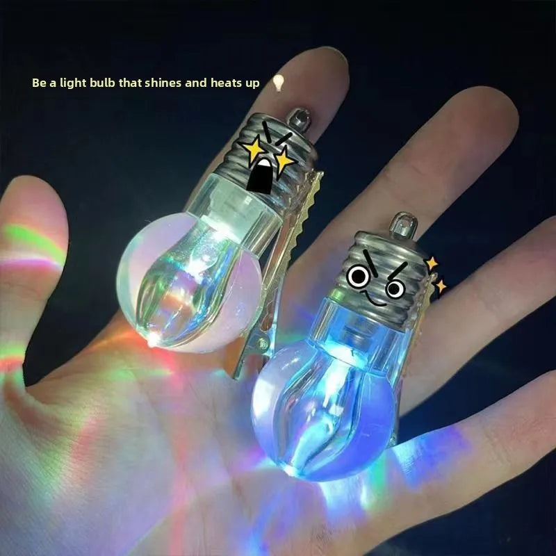 Light Bulb Hair Clip – Sparkling Festival & Concert Edge Clip