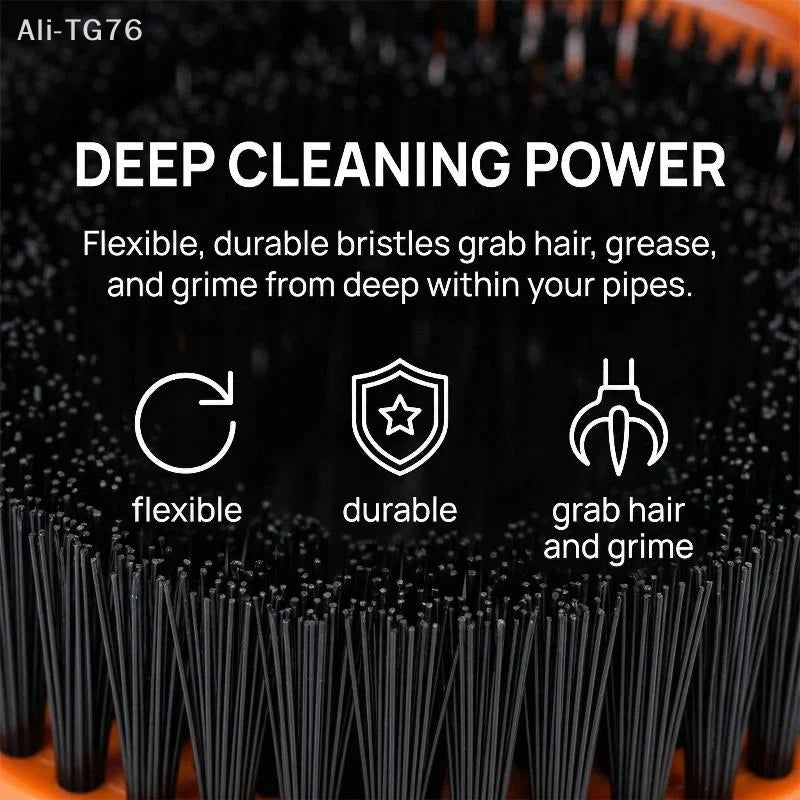 Flexible Drain Cleaning Brush – Hair & Debris Remover Tool
