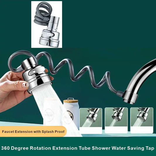 360° Rotating Faucet Extender – 3-Mode Water Saving Tap Filter Faucet Extension Filter Oasis Select