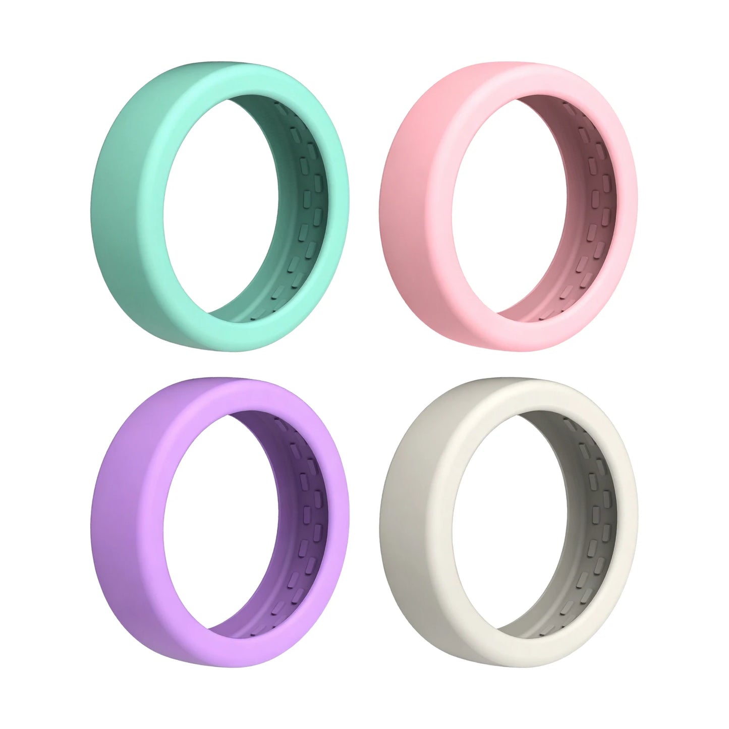 For Oura Ring 5 Ring Protective Cover Smart Ring For Oura Ring 5 Skin Feel Silicone Ring Cover Anti Fall Dust-proof Protection Peaceful Pleasures Health and Wellness S Style F 4PCS