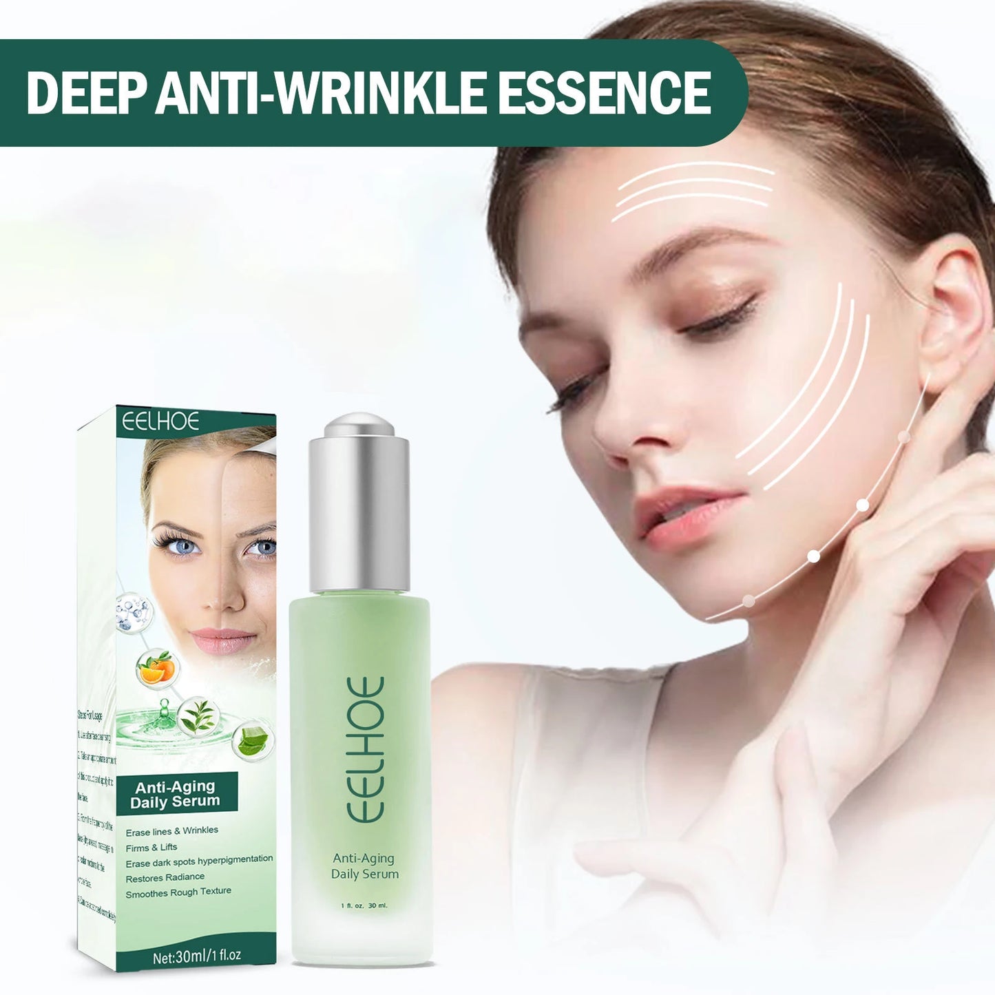 EELHOE Anti Wrinkle Serum for Dark Circles and Lines Peaceful Pleasures Health and Wellness
