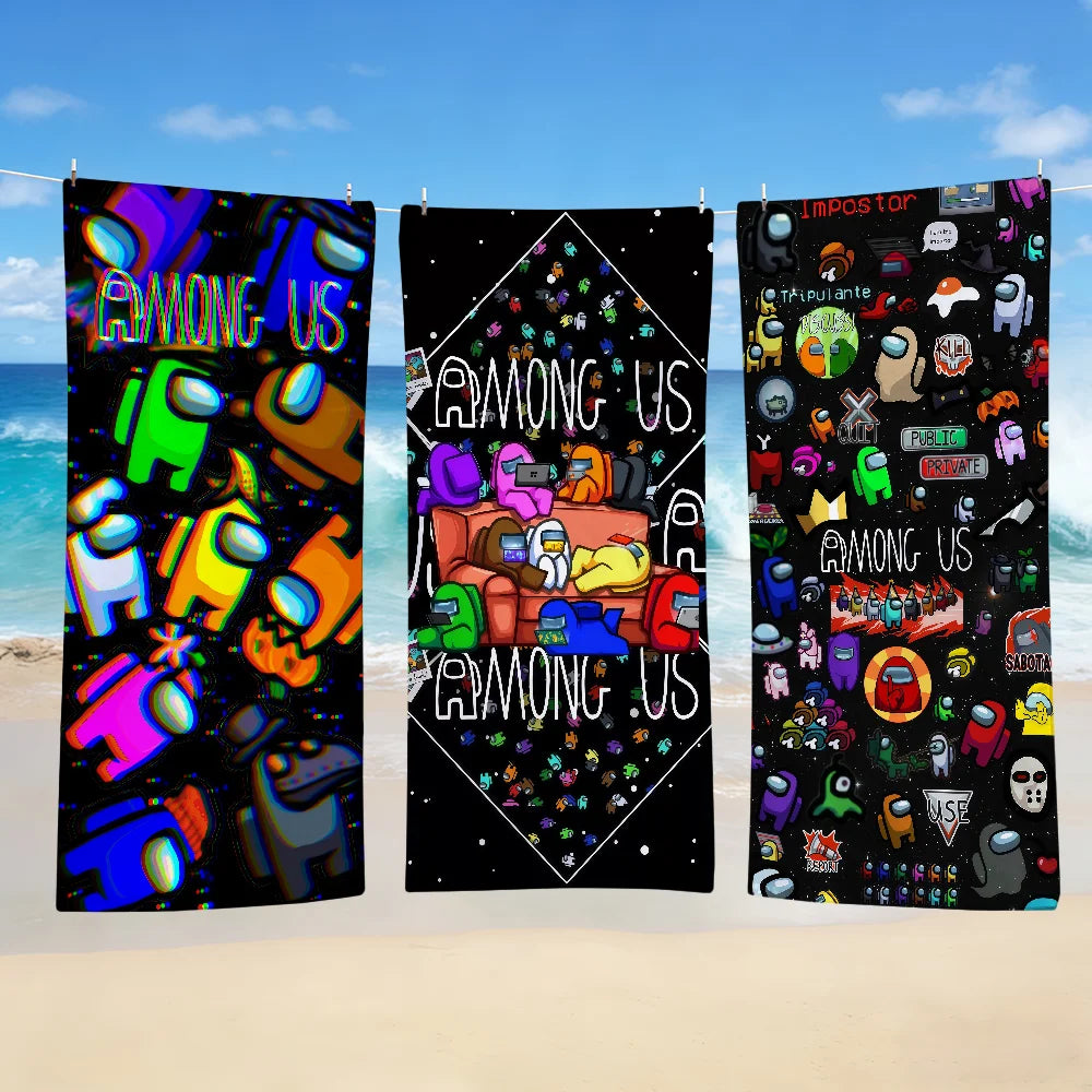 Among Us Quick-Dry Beach Towel | Pool, Travel & Camping