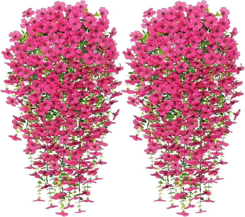 Artificial Morning Glory Vine Flowers – Wedding & Home Decor Artificial Flower Vine Peaceful Pleasures Health and Wellness color 7 1pc