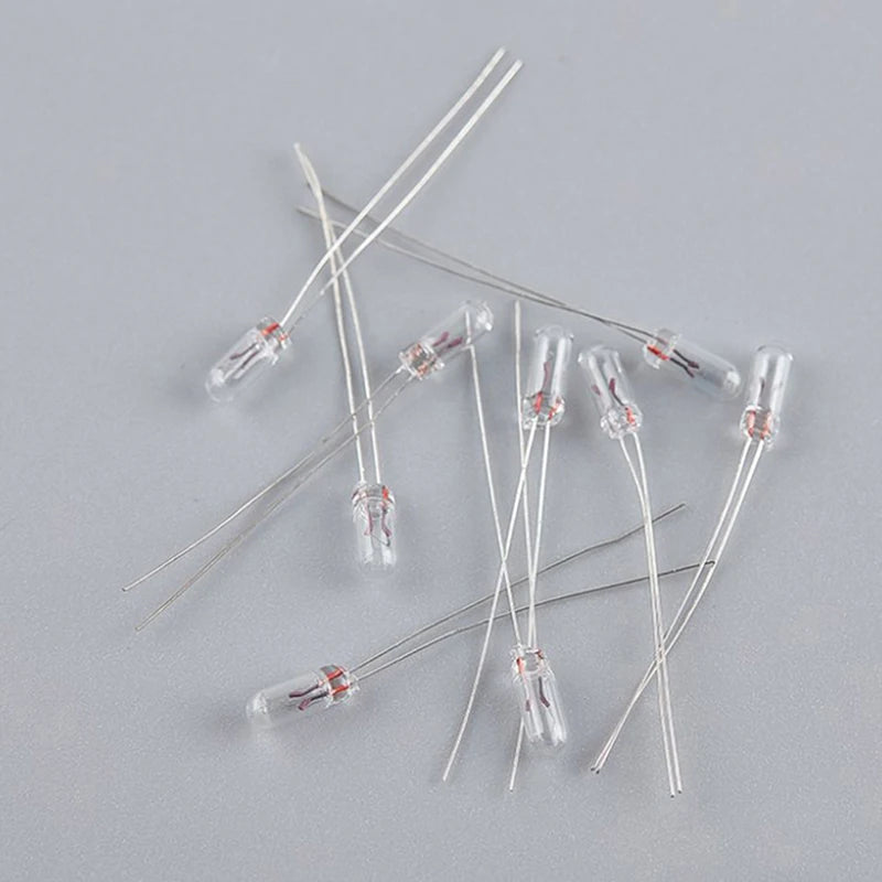 25Pcs 12V Mini Tungsten Rice Bulbs 3mm 4mm 5mm Indicator Lamps