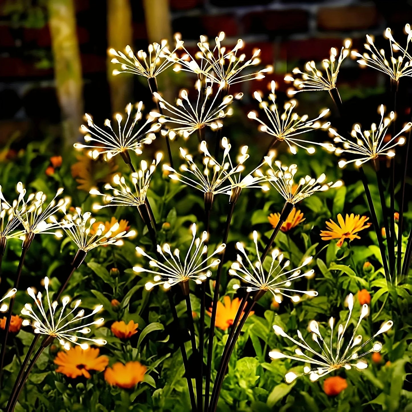 Solar Dandelion Fairy Firework String Lights for Garden & Party