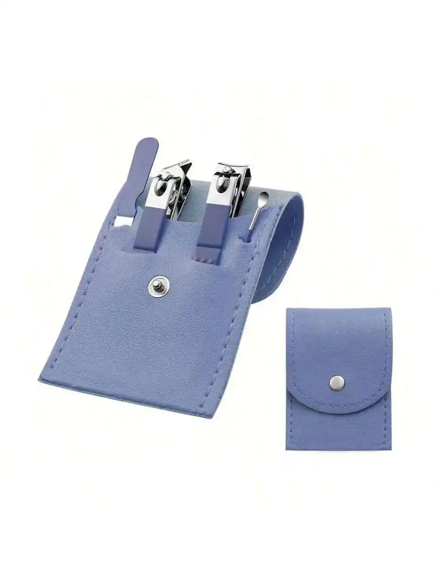 4-Piece Stainless Steel Manicure & Pedicure Grooming Set