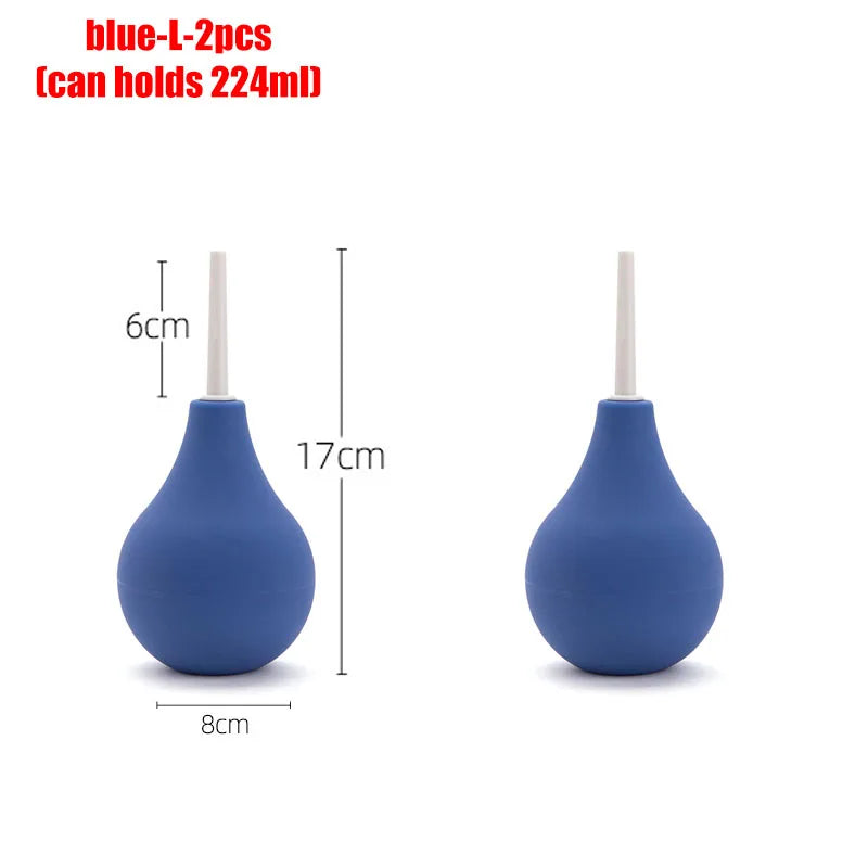 Anal Douche Bulb – 4 Sizes, Anti-Backflow Personal Hygiene Cleansing