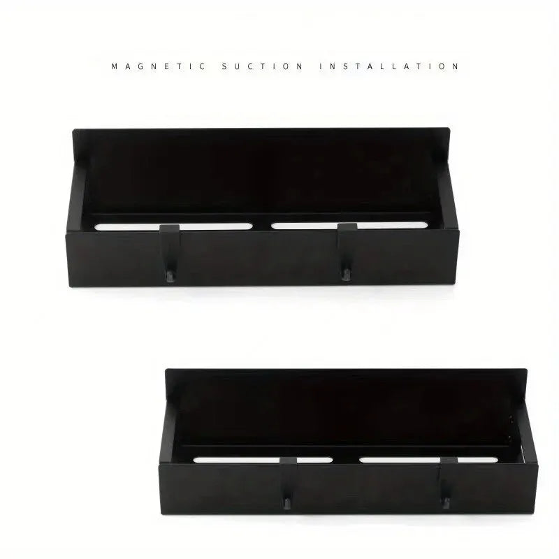 2pcs Magnetic Storage Shelf Household Kitchen Refrigerator Washing Machine Side Hanging Storage Rack, Multifunctional Storage Peaceful Pleasures Health and Wellness