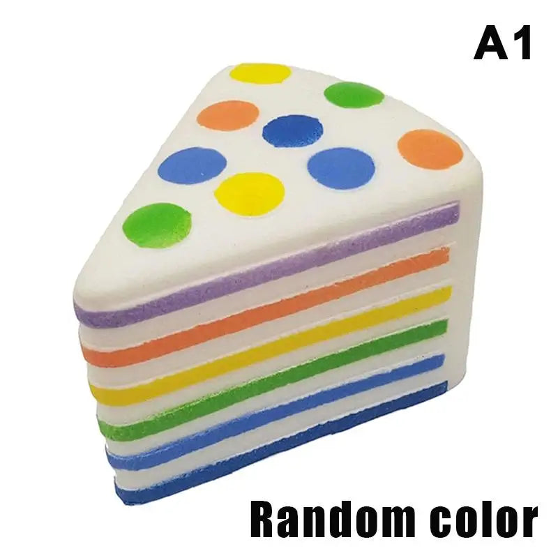 Rainbow Cake Squishy Slow Rising Sensory Fidget Toy | Kids Gift