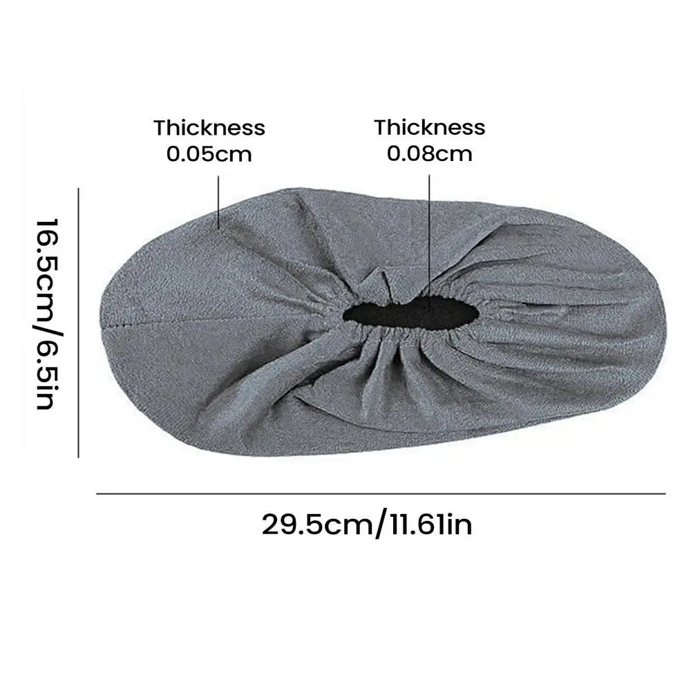 Reusable Non-Slip Shoe Covers | Thick Flannel Indoor Overshoes