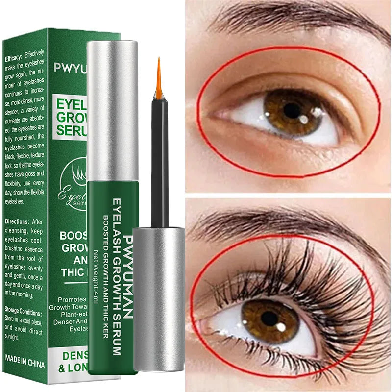 Fast Eyelash Growth Serum 7 Days Natural Eyelash Enhancer Longer Fuller Thicker Curling Lash Treatment Makeup Eye Care Products Peaceful Pleasures Health and Wellness Only 1