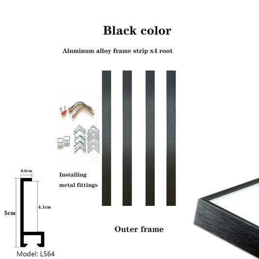 Customized Metal Aluminum Alloy Canvas Frame Dedicated Link 70x140cm 80x160cm 100x100cm Various Large And Small Sizes Availabl Peaceful Pleasures Health and Wellness Customized