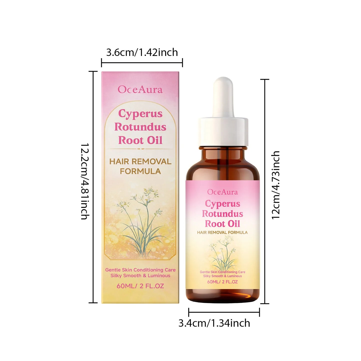 Cyperus Rotundus Root Oil – Hair Removal & Skin Smoothing