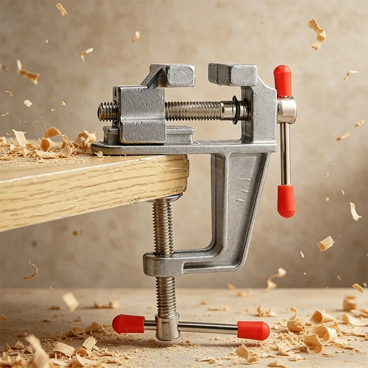 2026 New Mini Bench Vise Multi-Functional Aluminum Miniature Pliers Jewelers Small Clamp Tool Flat Table Hobby Clamp Peaceful Pleasures Health and Wellness