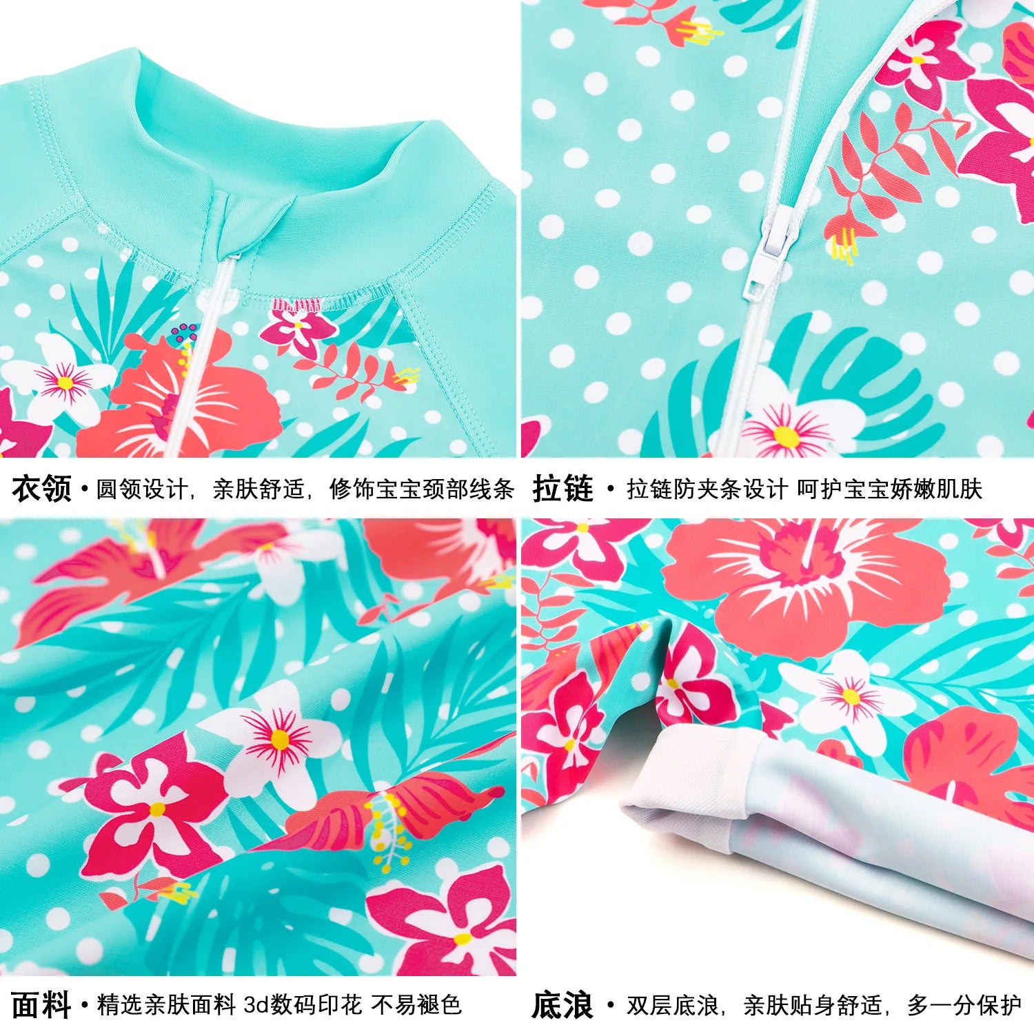 Swimsuit Children's summer mermaid girls one-piece Long Sleeve Swimming Beach Wear Kids Children Sports quick drying swimsuit Peaceful Pleasures Health and Wellness