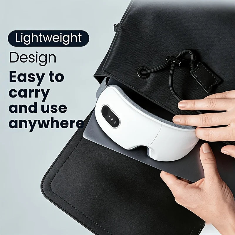 Multifunctional Eye Massager, Eye Care Device, Eye Protection Device Eye Relaxation and Massage. Targeted Massage of Eye Acupuncture Points, 5 Modes to Choose From, with Vibration Function. Foldable, with Adjustable Loose Str Peaceful Pleasures Health and Wellness
