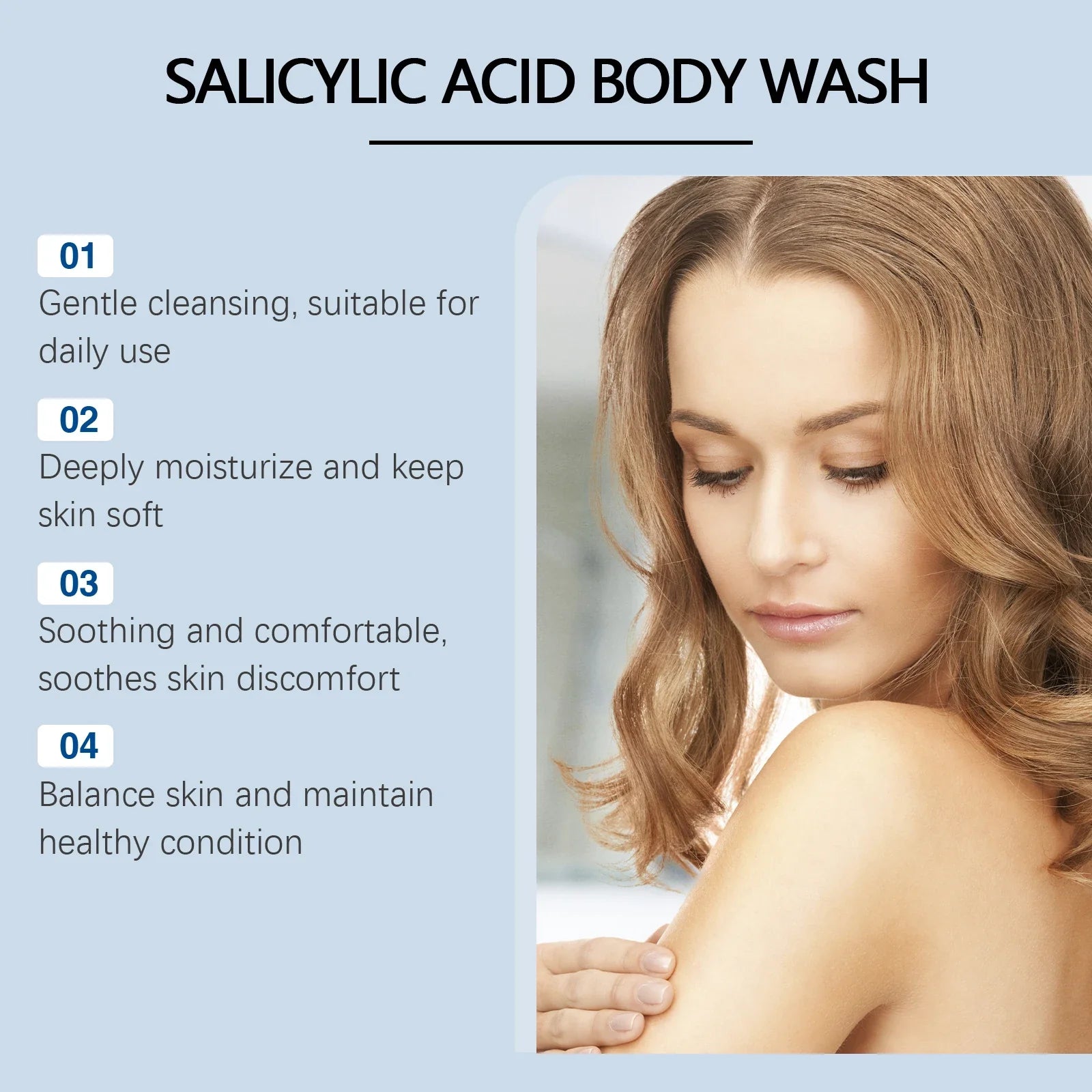 Salicylic Acid Body Wash | Acne, Pores & Chicken Skin 100ml Acne Body Wash Oasis Select