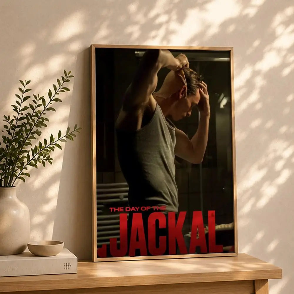 The Day of the Jackal Movie Poster – HD Waterproof Wall Art Movie Poster Wall Art Peaceful Pleasures Health and Wellness White14 40X50cmNoframe
