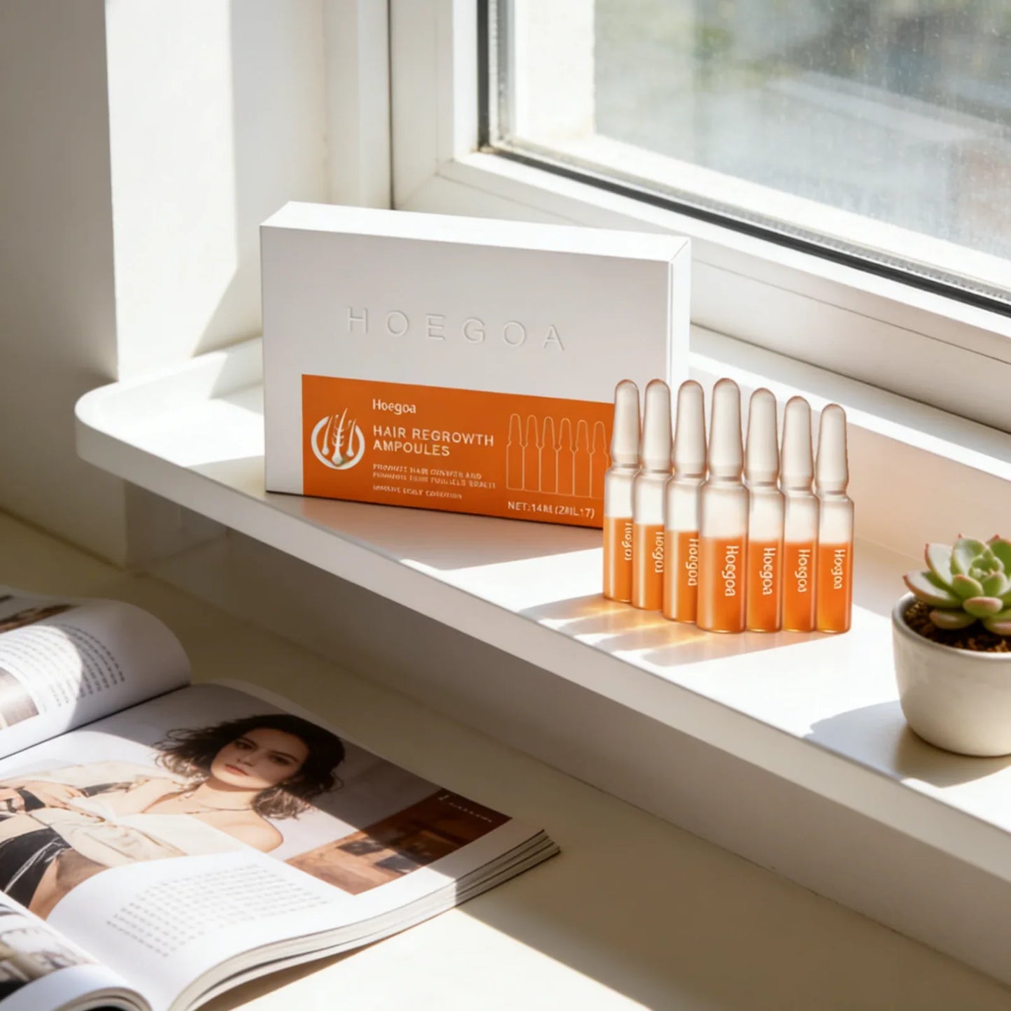 Hoegoa Hair Growth Ampoules – Scalp & Anti-Dandruff Serum