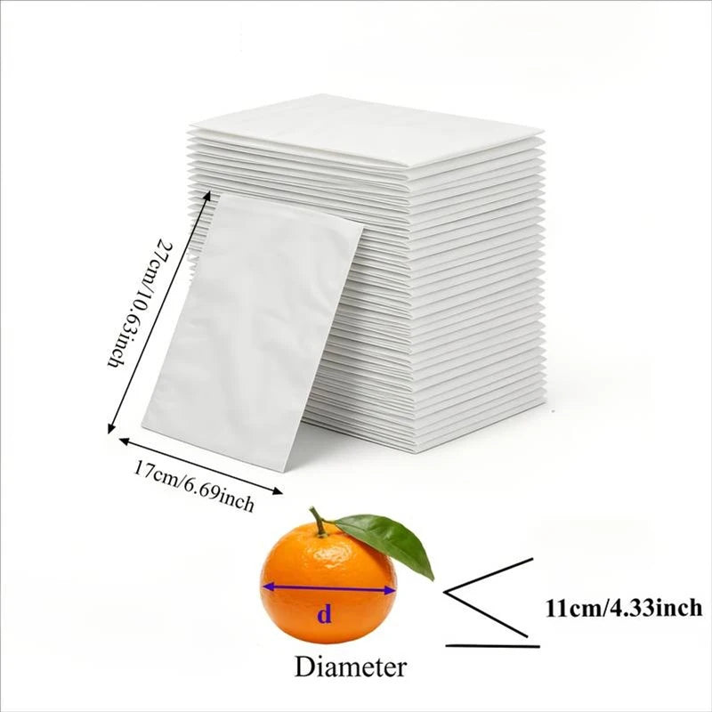 Fruit Protection Bags 50/100Pcs Mesh Drawstring Pest Bird Cover Fruit Protection Bags Peaceful Pleasures Health and Wellness