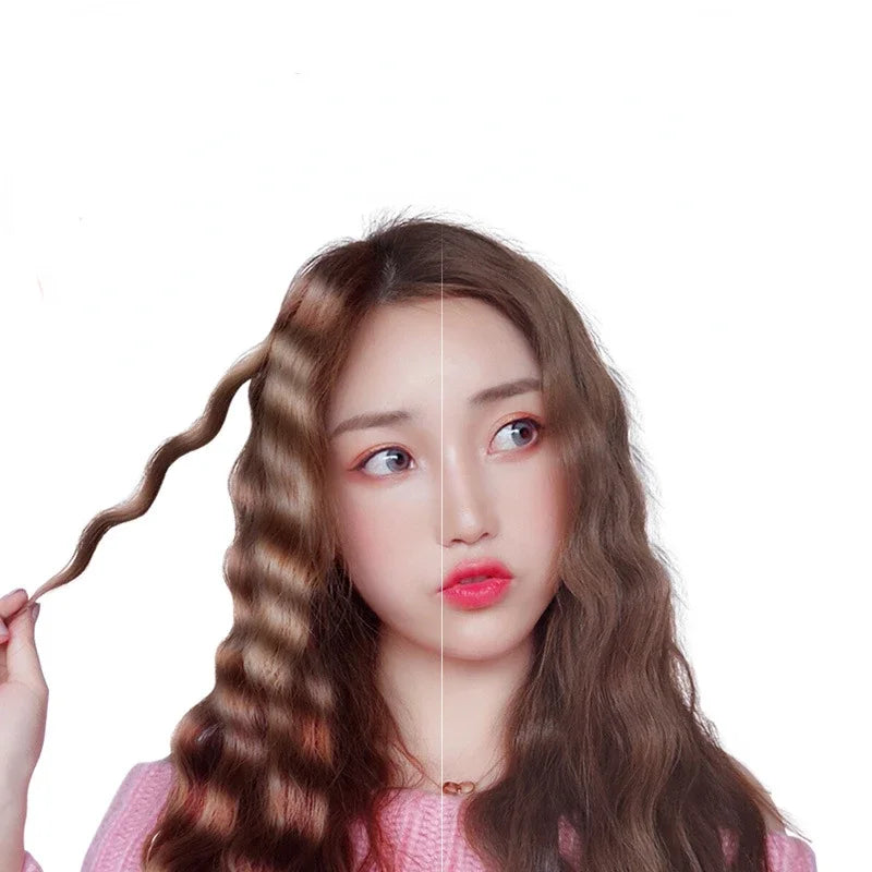 Automatic 3 Barrels LED Display Hair Styler Tools Ceramic Deep Wavy Curler Big Wave Curling Iron Egg Rolls Peaceful Pleasures Health and Wellness