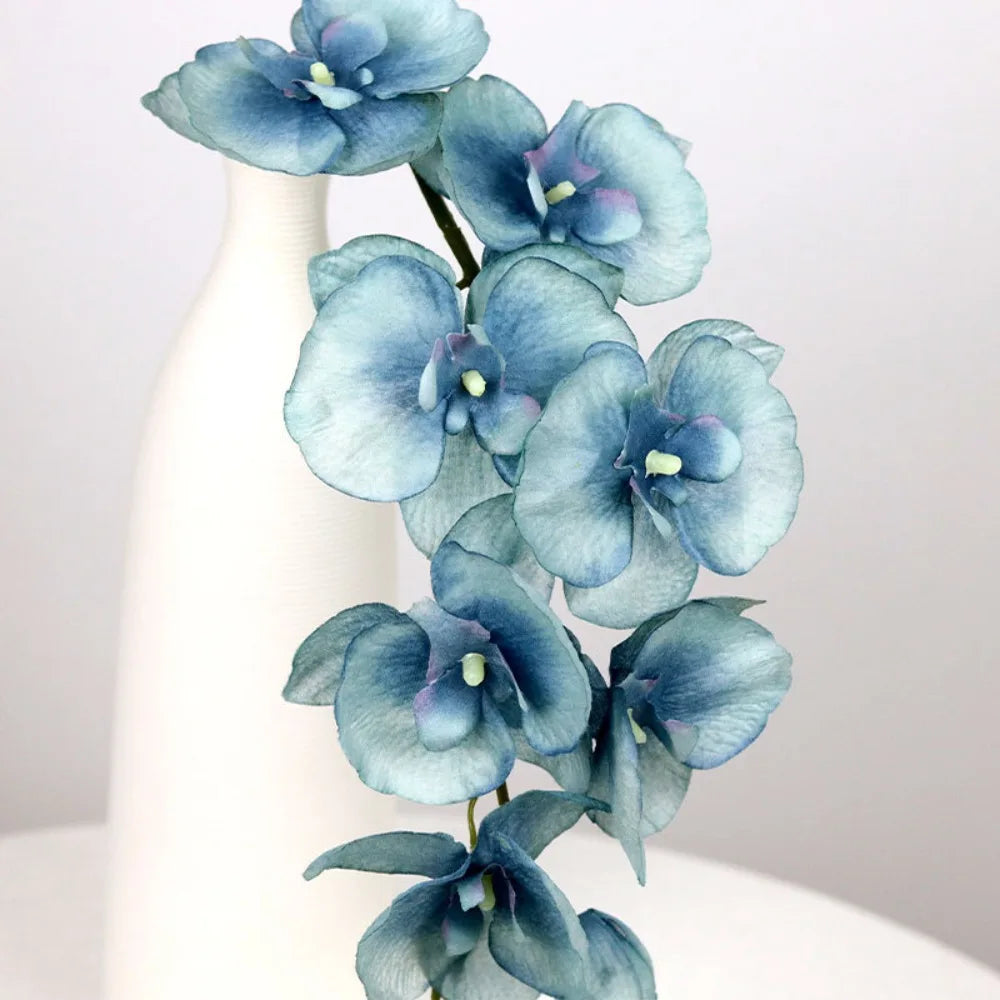 70cm Simulated Flower Single 8-head Silk Fabric Material Artificial Flower Iron Wire Inner Lining Multi Colored Floral Bouquet Peaceful Pleasures Health and Wellness