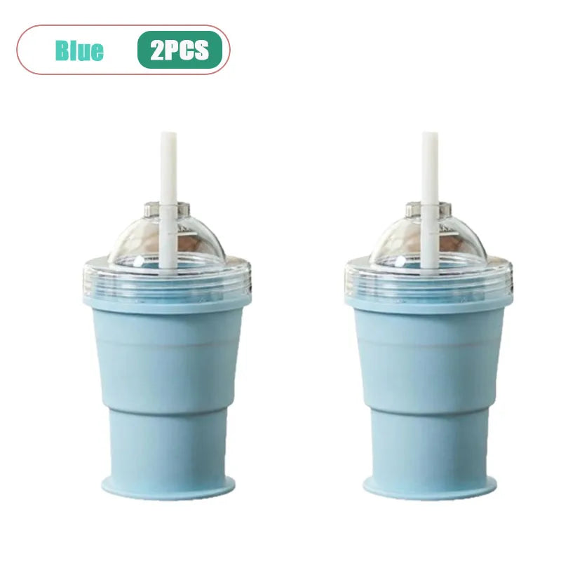 2-in-1 Silicone Ice Ball Maker & Collapsible Cup | Summer Must-Have