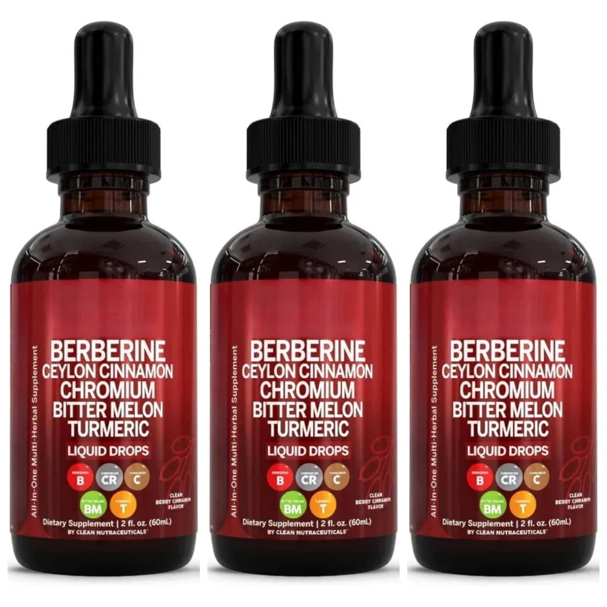 Organic Ceylon Cinnamon & Turmeric Drops – Non-GMO, Vegan