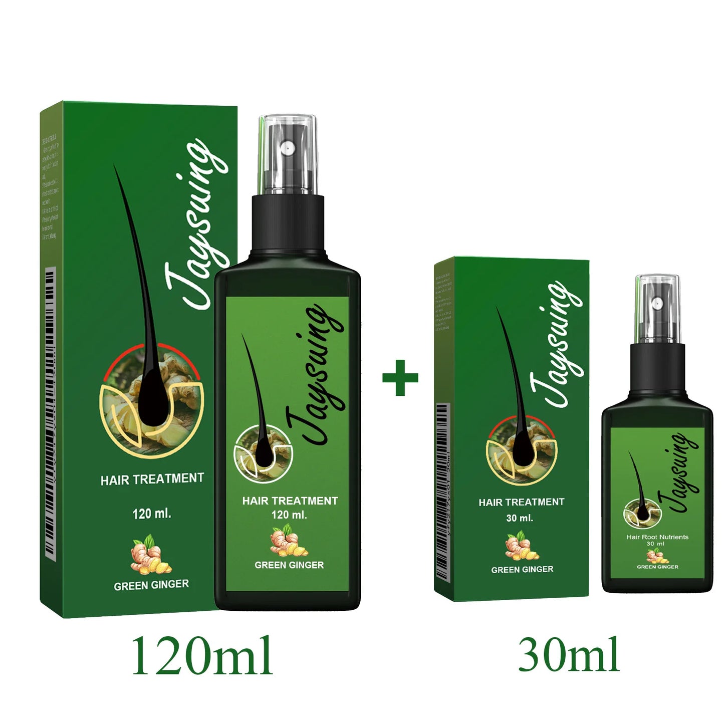 Hair Growth Spray Ginger Massage Scalp Damaged Treatment Solution Nourish Roots Fast Grow Anti Hair Loss Serum Beauty Health Peaceful Pleasures Health and Wellness 2pcs