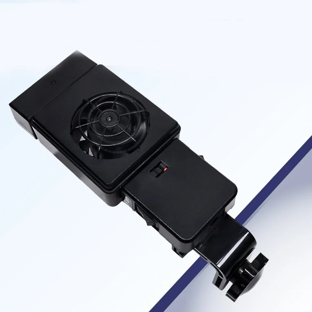 180° Rotation Silent Aquarium Cooling Fan – Wall Mount & Light