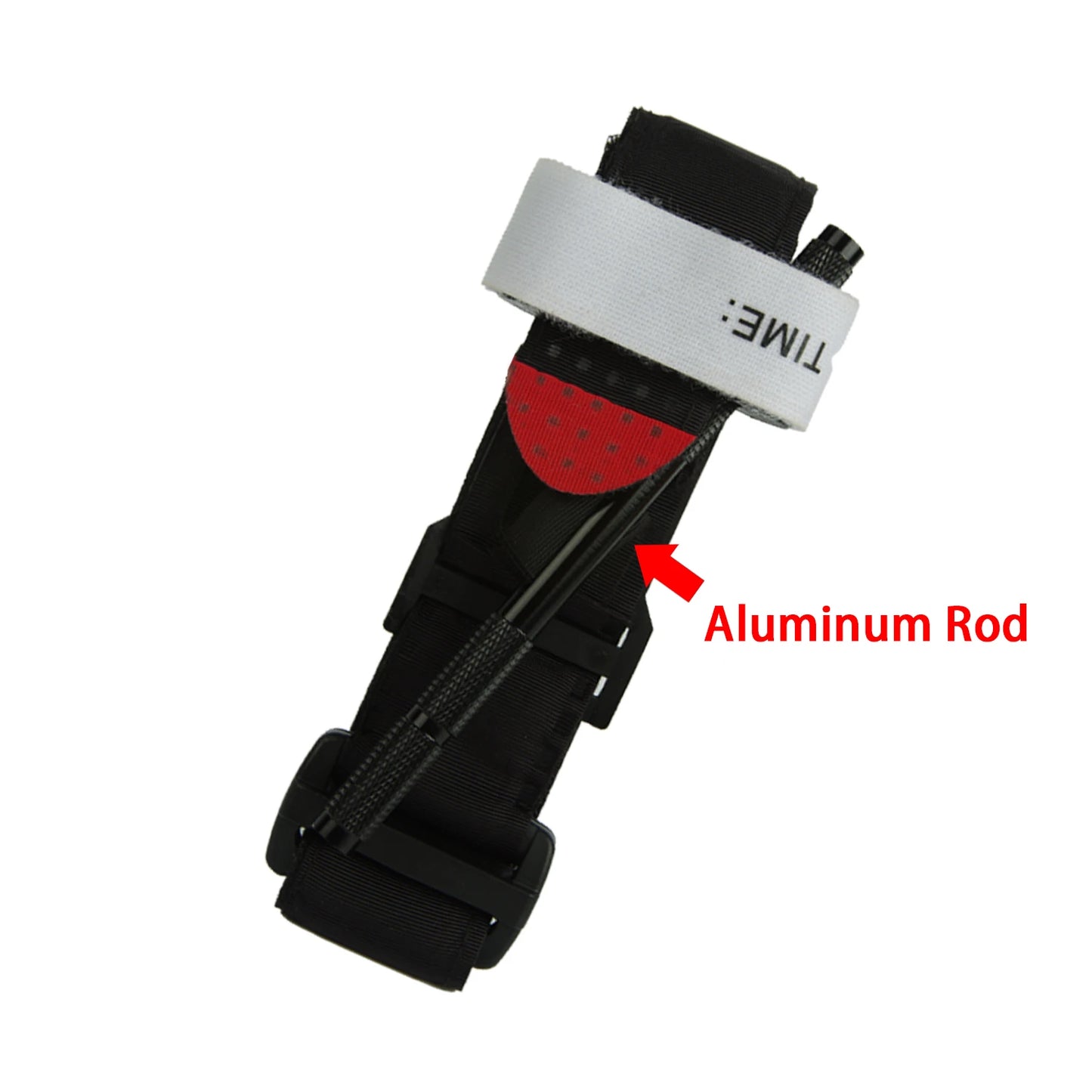 1pcsBlue/Red/Khaki/Black CAT Tourniquet Tactical Military Survival Outdoor Combat Turnstile Rotating First Aid Medical Emergency Peaceful Pleasures Health and Wellness Aluminium rod black