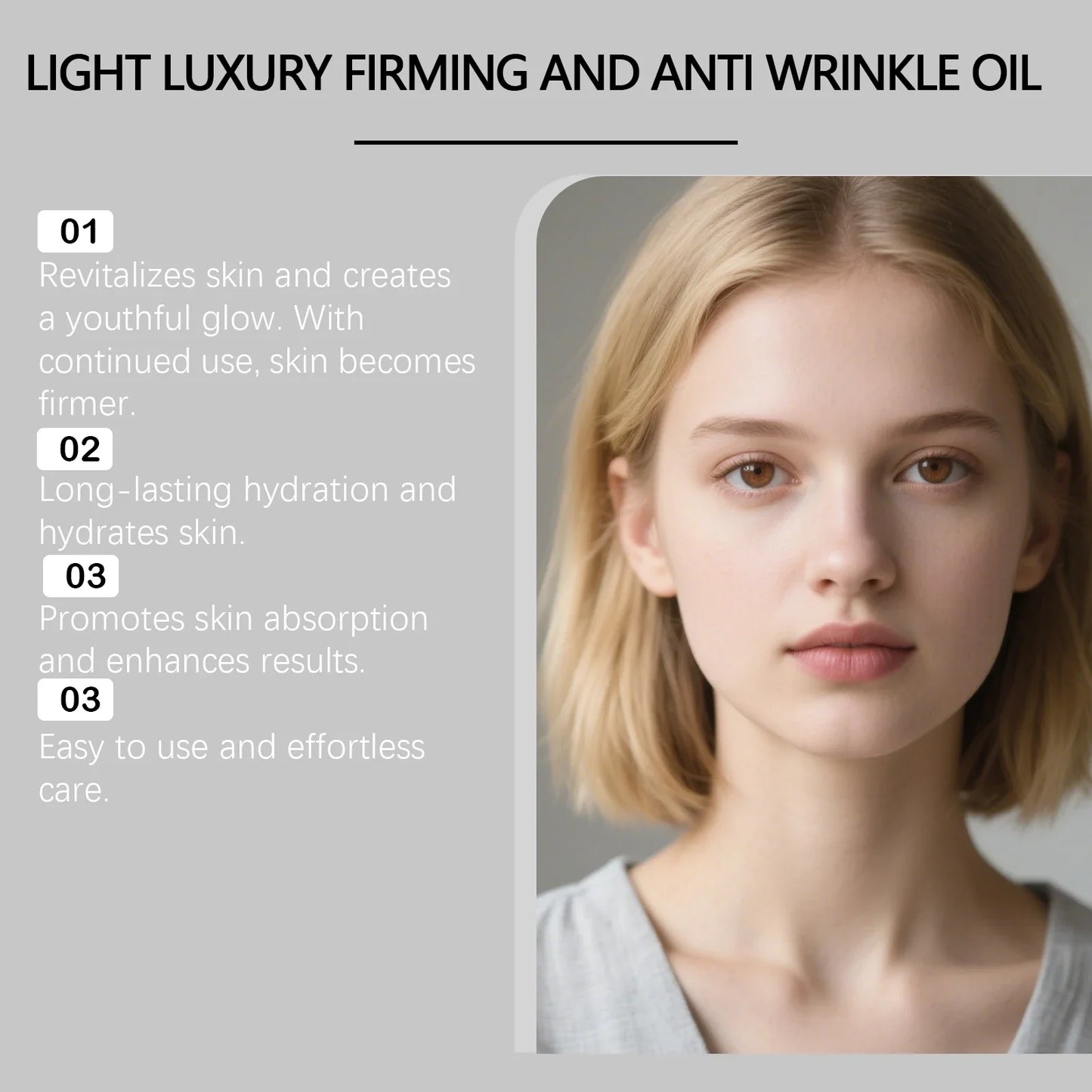 Hoygi Firming Face Oil – Anti-Wrinkle Lifting Serum 30ml