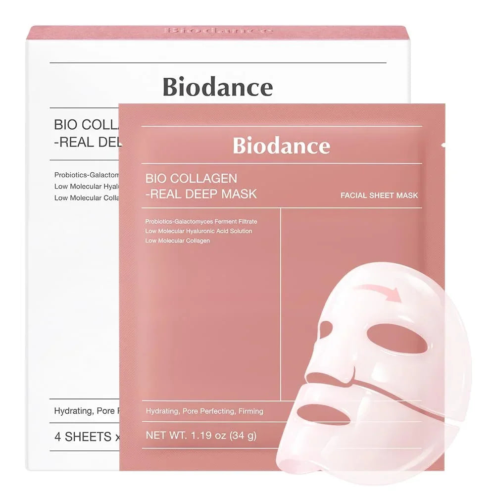 Biodance Real Deep Overnight Hydrogel Mask 4-Pack Peaceful Pleasures Health and Wellness pink