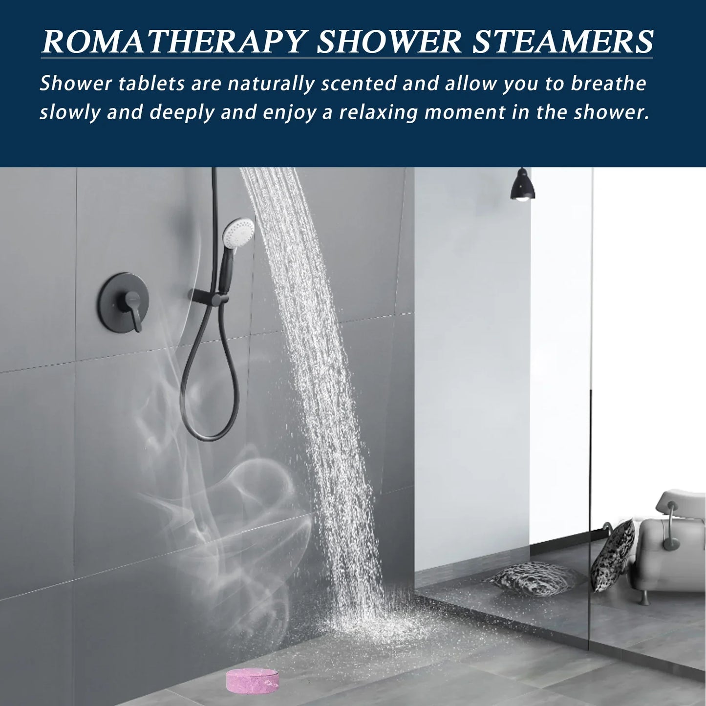 Aromatherapy Shower Steamers – 6-Pack Essential Oil Spa Gift Set