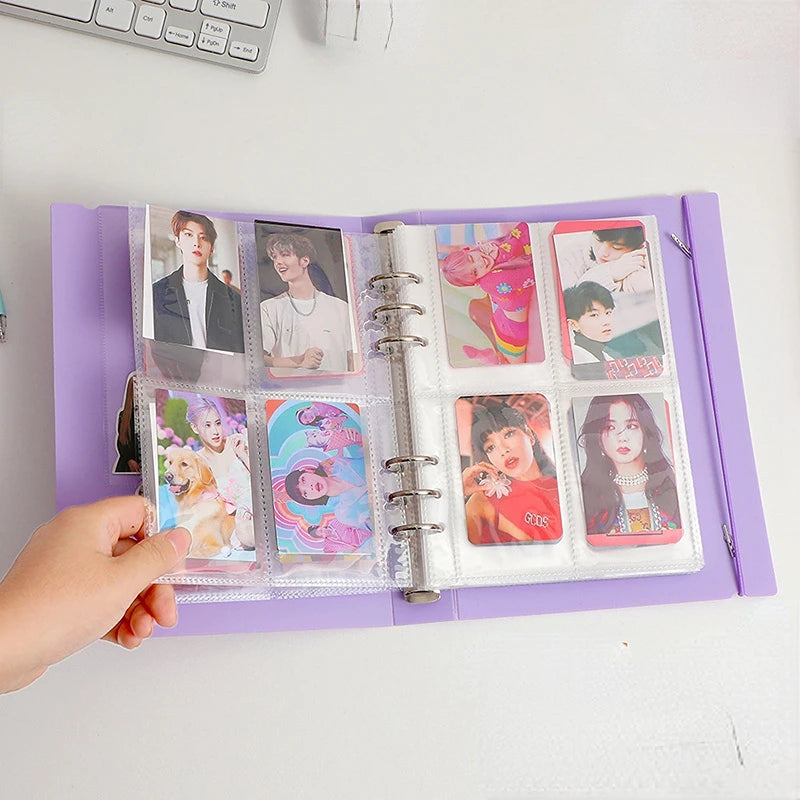 A5 Kpop Photocard Holder Binder | Heart Photo Album Book