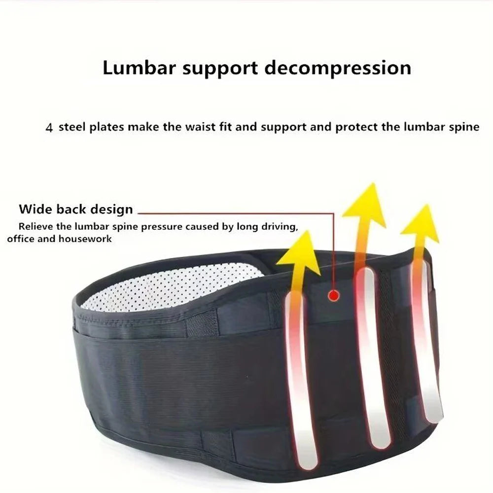 WEFITON Magnetic Self-Heating Lumbar Support Back Brace Lumbar Support Belt Peaceful Pleasures Health and Wellness