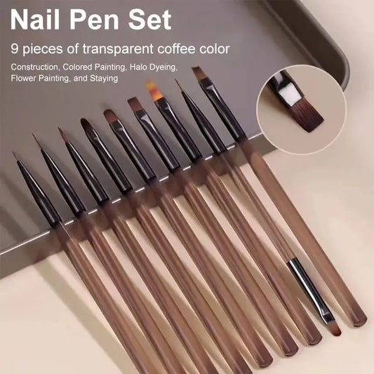Professional Nail Art Brush UV Gel Acrylic Liner Detailing Dotting Peaceful Pleasures Health and Wellness