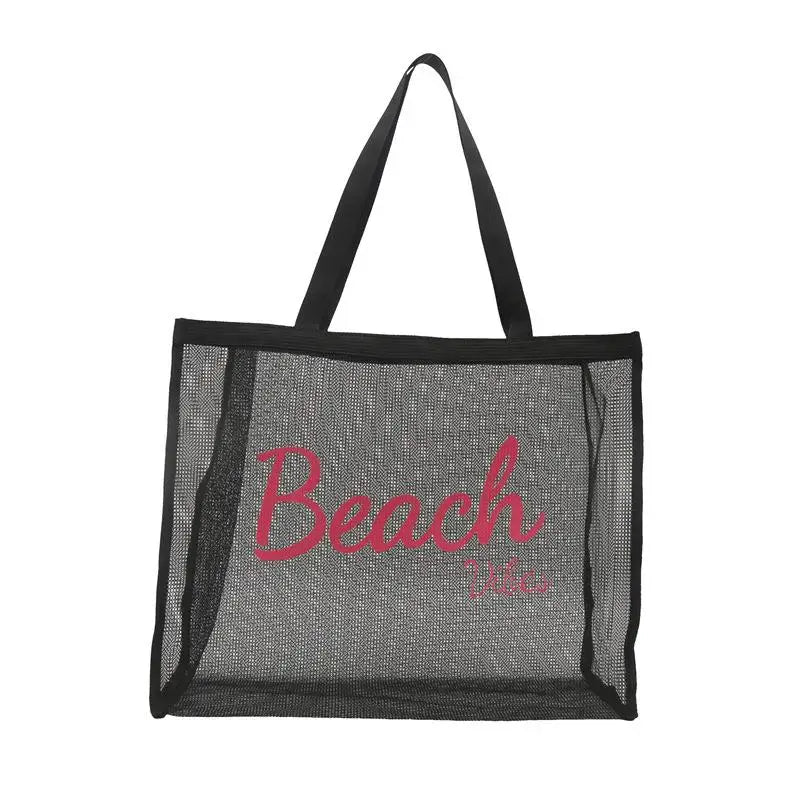 Women's Large Mesh Tote Bag – Beach, Pool, Gym & Travel