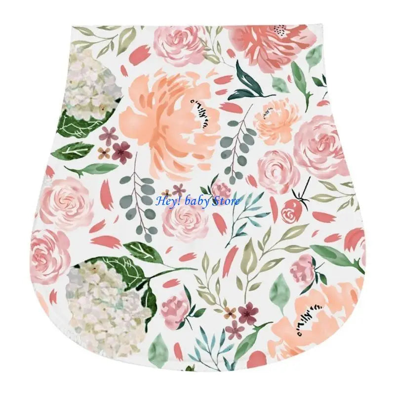 Soft Absorbent Baby Burp Cloths – Newborn Feeding & Teething Bibs